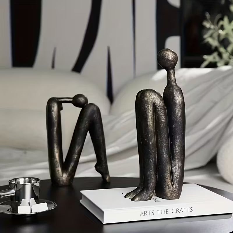 Lureto Set of 2 Human-Shaped Bookends